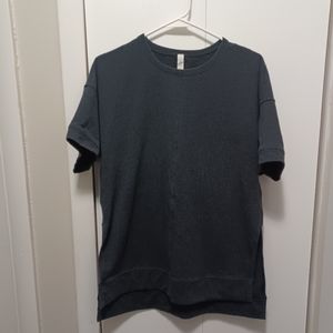 Lululemon Gray Top with Side Slits